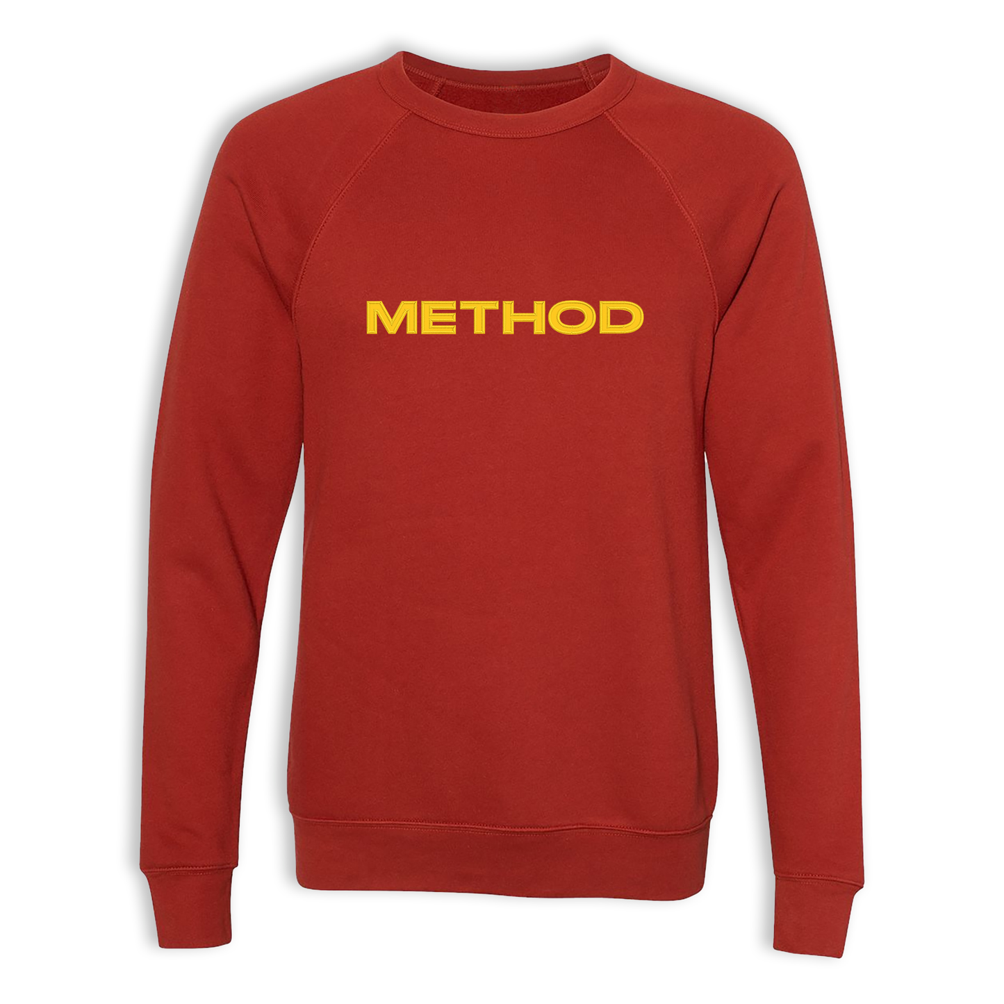 Method Masthead Applique Crew Neck - Brick/Gold