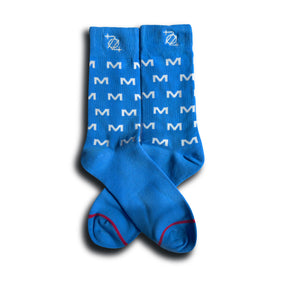 Method "M" Socks - Blue/White