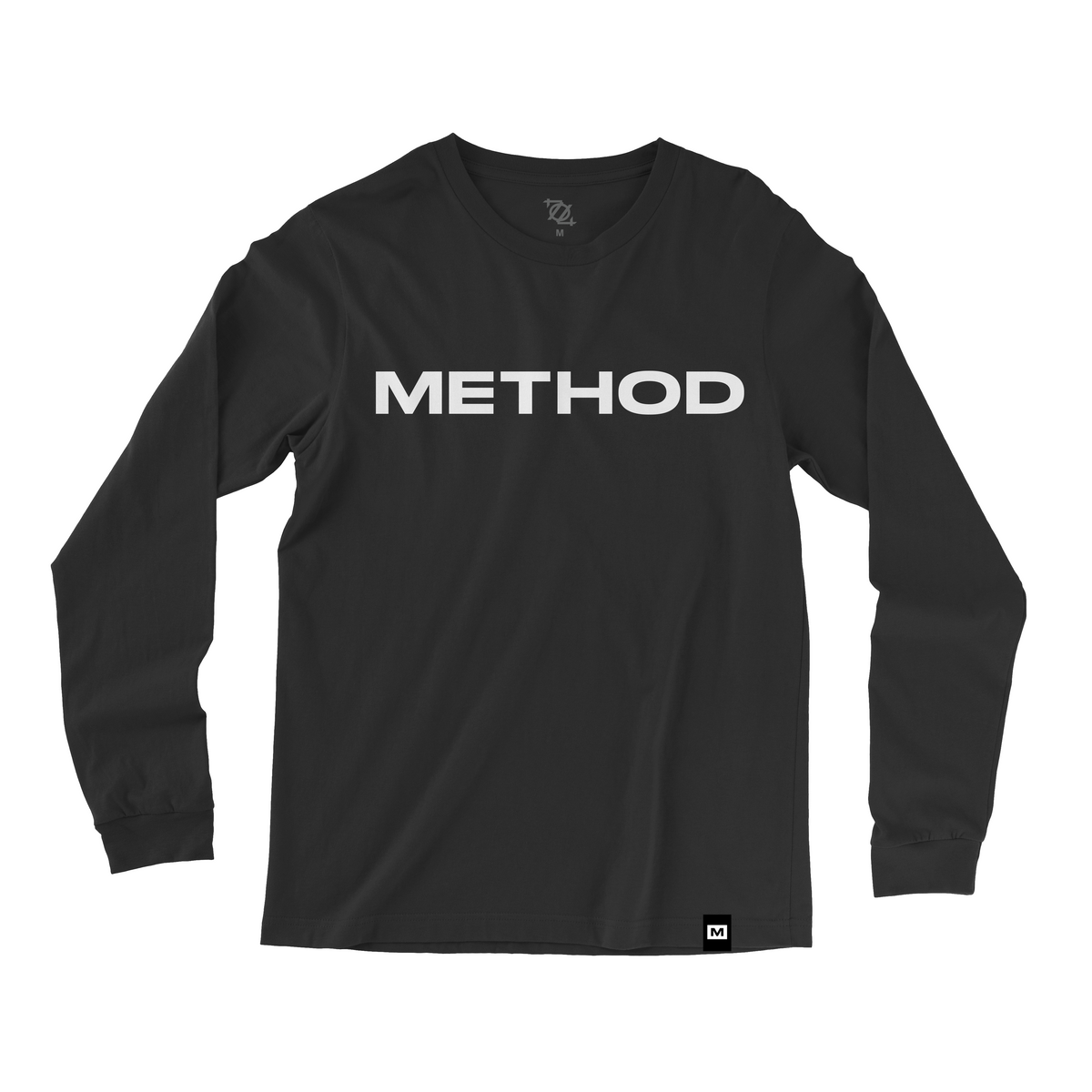 Method Wordmark Longsleeve Tee - Black/White