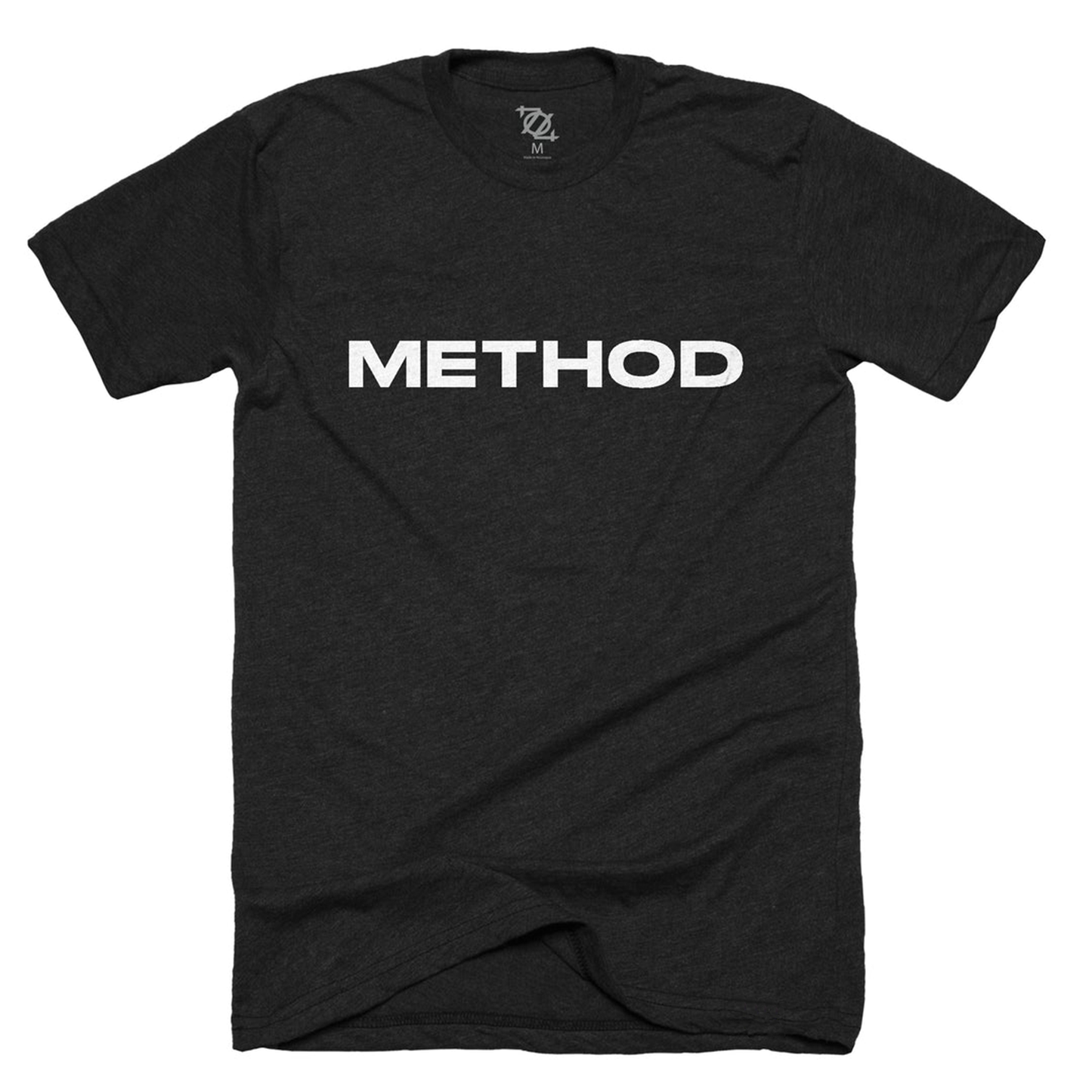Method Masthead Tee - Heather Black/White